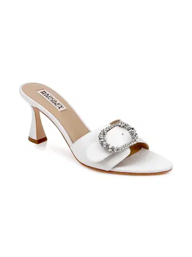 BADGLEY MISCHKA Women's Odetta 75MM Embellished Mules | Thumbnail 2 BADGLEY MISCHKA Women's Odetta 75MM Embellished Mules | Thumbnail 2