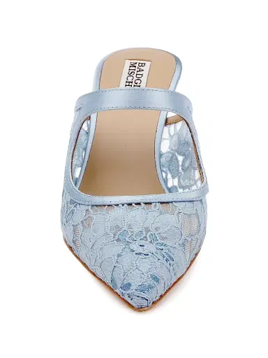 BADGLEY MISCHKA Women's Oaklyn 75MM Lace Mules | Thumbnail 5 BADGLEY MISCHKA Women's Oaklyn 75MM Lace Mules | Thumbnail 5