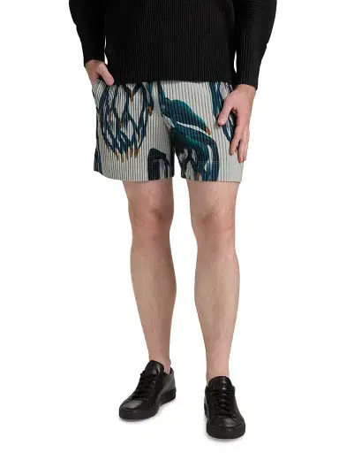 Homme Plissé Issey Miyake Men's Fruits & Vegetables Shorts | Thumbnail 3 Homme Plissé Issey Miyake Men's Fruits & Vegetables Shorts | Thumbnail 3