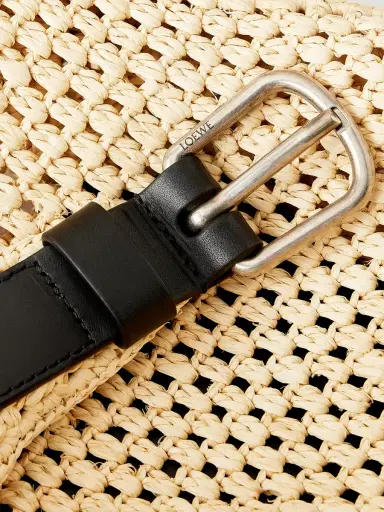 Loewe Paula's Ibiza Leather-Trimmed Woven Raffia Tote Bag - Men | Thumbnail 5 Loewe Paula's Ibiza Leather-Trimmed Woven Raffia Tote Bag - Men | Thumbnail 5