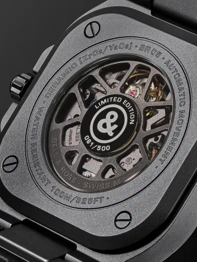 Bell & Ross BR 05 Skeleton Automatic Ceramic and PVD Watch, Ref. BR05A-BLM-SKCE/SCE - Men | Thumbnail 3 Bell & Ross BR 05 Skeleton Automatic Ceramic and PVD Watch, Ref. BR05A-BLM-SKCE/SCE - Men | Thumbnail 3