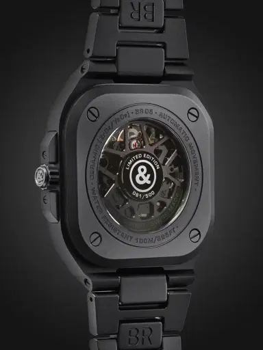 Bell & Ross BR 05 Skeleton Automatic Ceramic and PVD Watch, Ref. BR05A-BLM-SKCE/SCE - Men | Thumbnail 5 Bell & Ross BR 05 Skeleton Automatic Ceramic and PVD Watch, Ref. BR05A-BLM-SKCE/SCE - Men | Thumbnail 5