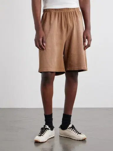 Les Tien Straight-Leg Cotton-Piqué Drawstring Rider Shorts - Men | Thumbnail 3