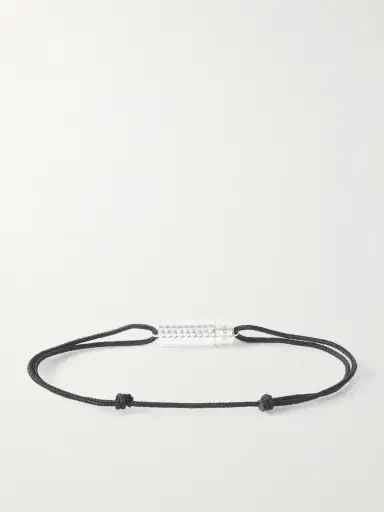 LE GRAMME 5G Sterling Silver Cord Bracelet - Men | Thumbnail 3