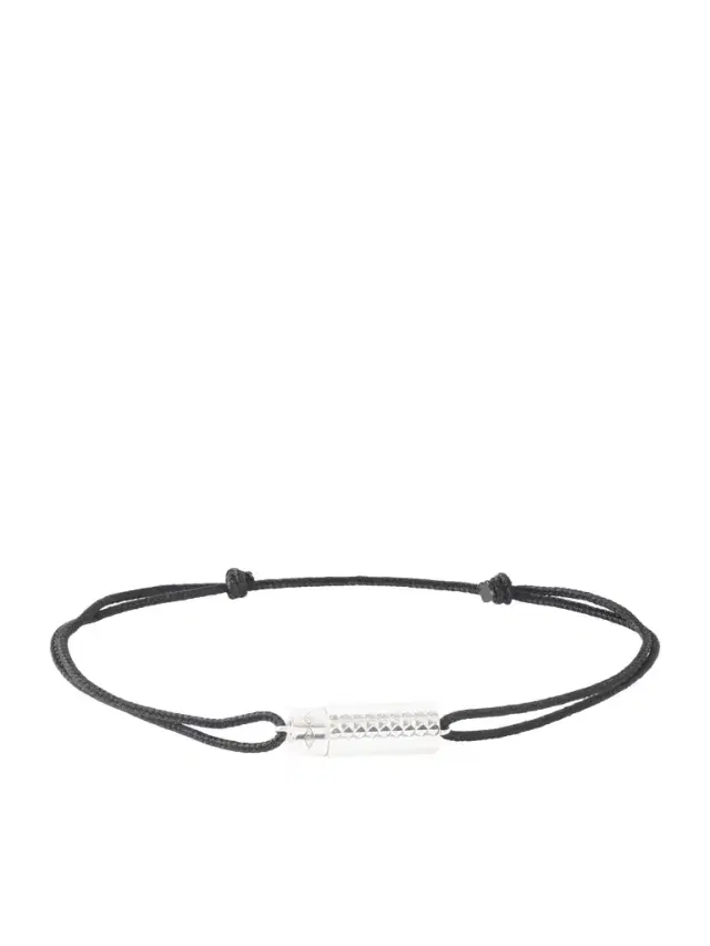 LE GRAMME 5G Sterling Silver Cord Bracelet - Men