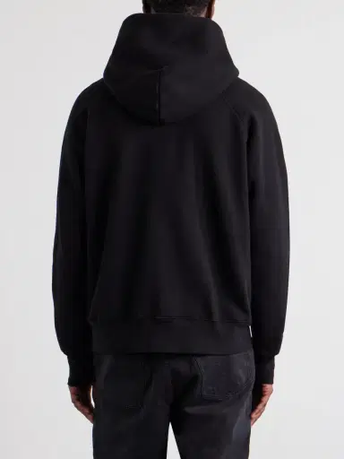 Les Tien Heavyweight Structured-Fleec Cotton-Jersey Raglan Zip-Up Hoodie - Men | Thumbnail 4