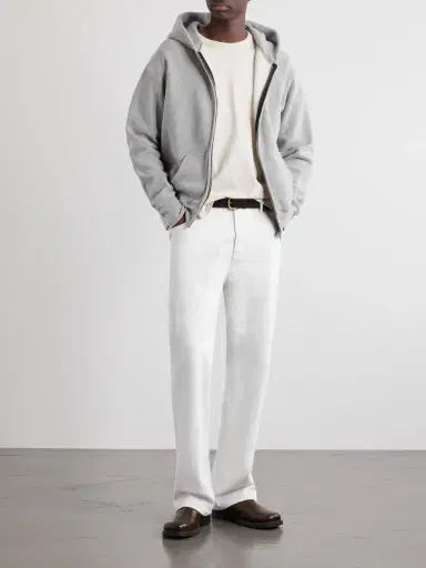 Les Tien Heavyweight Cotton-Jersey Raglan Zip-Up Hoodie - Men | Thumbnail 2