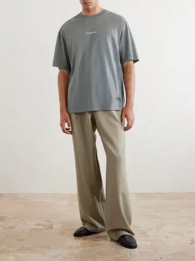 Acne Studios Logo-Print Cotton-Jersey T-Shirt - Men | Thumbnail 2 Acne Studios Logo-Print Cotton-Jersey T-Shirt - Men | Thumbnail 2