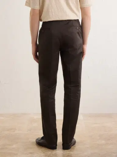 De Petrillo Tapered Cotton-Twill Suit Trousers - Men | Thumbnail 4 De Petrillo Tapered Cotton-Twill Suit Trousers - Men | Thumbnail 4