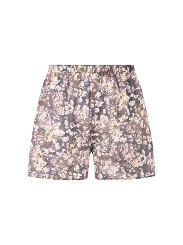 Printed Cotton Boxer Shorts - Men