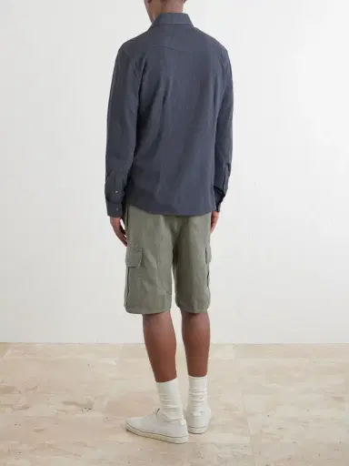 Brunello Cucinelli Honeycomb-Knit Cotton Shirt - Men | Thumbnail 4