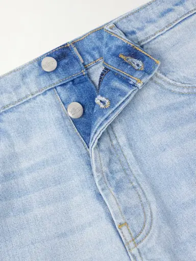 Cherry Los Angeles Straight-Leg Logo-Embroidered Distressed Jeans - Men | Thumbnail 6 Cherry Los Angeles Straight-Leg Logo-Embroidered Distressed Jeans - Men | Thumbnail 6