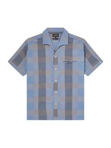 Beams Plus Italian Collar Checked Cotton Shirt - Men | Thumbnail 1 Beams Plus Italian Collar Checked Cotton Shirt - Men | Thumbnail 1