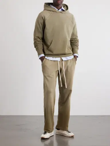 Les Tien Straight-Leg French Terry-Cotton Sweatpants - Men | Thumbnail 2 Les Tien Straight-Leg French Terry-Cotton Sweatpants - Men | Thumbnail 2