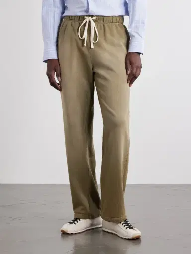 Les Tien Straight-Leg French Terry-Cotton Sweatpants - Men | Thumbnail 3 Les Tien Straight-Leg French Terry-Cotton Sweatpants - Men | Thumbnail 3