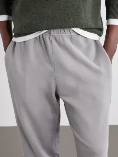 Les Tien Heavyweight Structured-Fleece Cotton-Jersey Drawstring Sweatpants - Men | Thumbnail 5 Les Tien Heavyweight Structured-Fleece Cotton-Jersey Drawstring Sweatpants - Men | Thumbnail 5