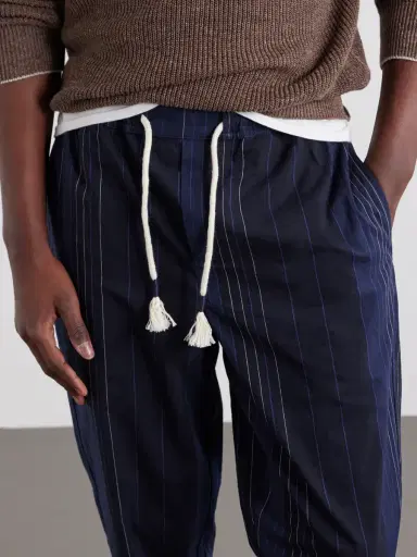 Orlebar Brown Sonoran Velo Straight-Leg Striped Cotton Drawstring Trousers - Men | Thumbnail 5 Orlebar Brown Sonoran Velo Straight-Leg Striped Cotton Drawstring Trousers - Men | Thumbnail 5