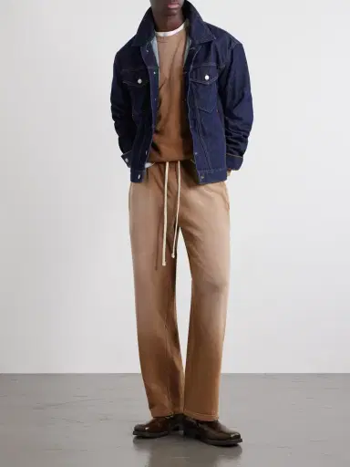 Les Tien Straight-Leg French Terry-Cotton Sweatpants - Men | Thumbnail 2 Les Tien Straight-Leg French Terry-Cotton Sweatpants - Men | Thumbnail 2