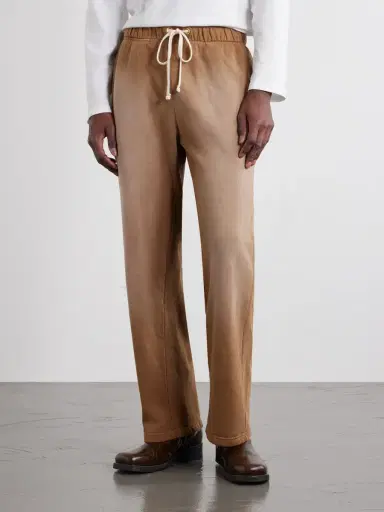Les Tien Straight-Leg French Terry-Cotton Sweatpants - Men | Thumbnail 3 Les Tien Straight-Leg French Terry-Cotton Sweatpants - Men | Thumbnail 3