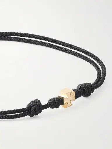 LUIS MORAIS 14kt Gold Cord Bracelet - Men | Thumbnail 4 LUIS MORAIS 14kt Gold Cord Bracelet - Men | Thumbnail 4