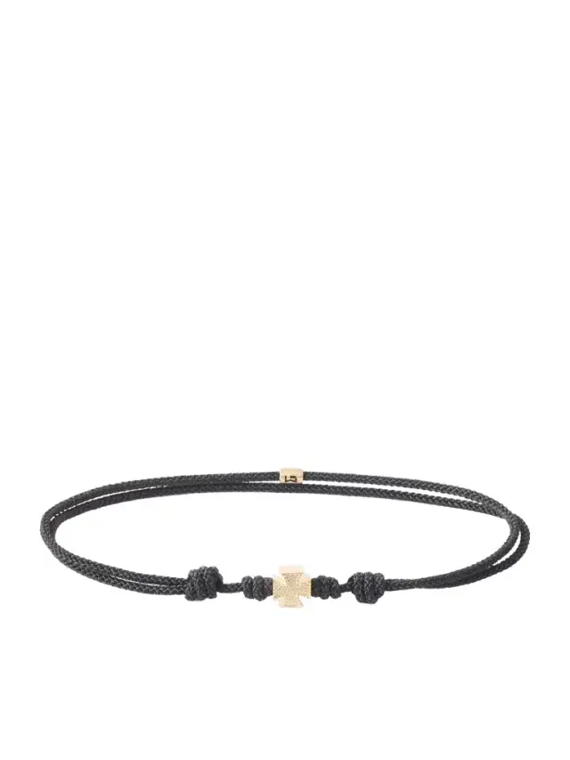 LUIS MORAIS 14kt Gold Cord Bracelet - Men