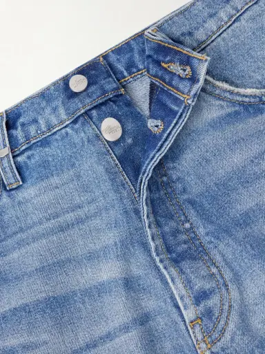 Cherry Los Angeles Wide-Leg Logo-Embroidered Distressed Jeans - Men | Thumbnail 6 Cherry Los Angeles Wide-Leg Logo-Embroidered Distressed Jeans - Men | Thumbnail 6