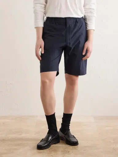 NN07 Billie Straight-Leg Striped Seersucker Shorts - Men | Thumbnail 3