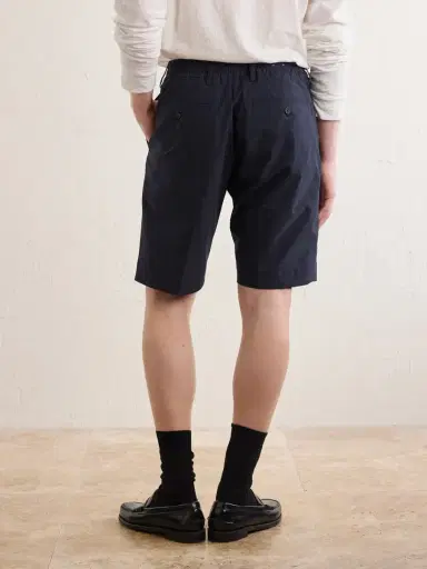 NN07 Billie Straight-Leg Striped Seersucker Shorts - Men | Thumbnail 4