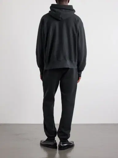 Les Tien Heavyweight Structured-Fleece Cotton-Jersey Hoodie - Men | Thumbnail 4