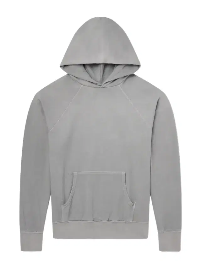 Les Tien French Terry-Cotton Raglan Hoodie - Men