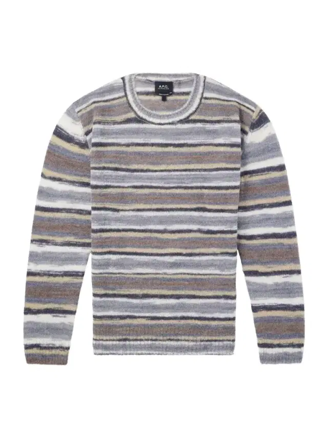 Hector Striped Knitted Sweater - Men