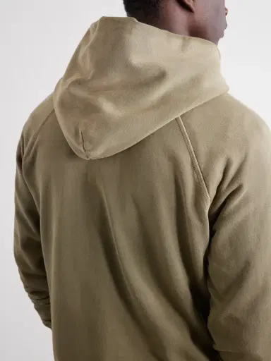 Les Tien French Terry-Cotton Raglan Hoodie - Men | Thumbnail 6