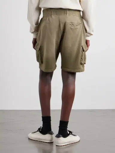 Les Tien Yacht Straight-Leg Cotton-Jersey Cargo Shorts - Men | Thumbnail 4
