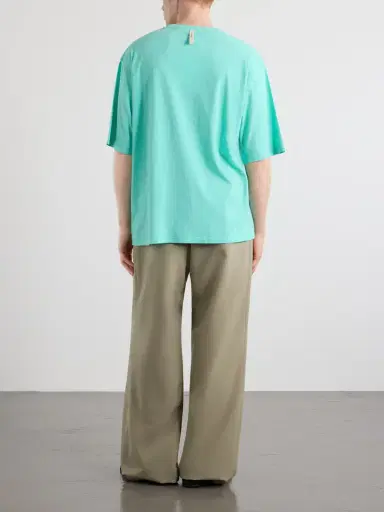 Jacquemus Logo-Print Cotton and Hemp-Blend T-Shirt - Men | Thumbnail 4