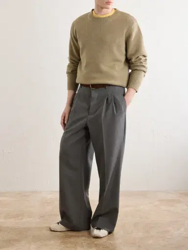 A.P.C. Edmond Logo-Intarsia Wool Sweater - Men | Thumbnail 2 A.P.C. Edmond Logo-Intarsia Wool Sweater - Men | Thumbnail 2