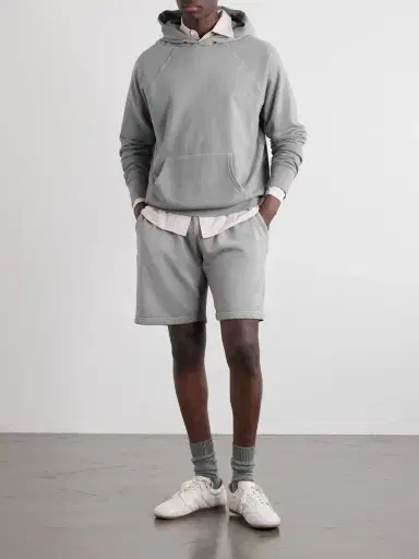 Les Tien Rider Straight-Leg Cotton-Jersey Drawstring Shorts - Men | Thumbnail 2