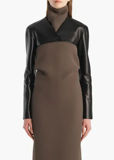 Khaite Onno Jacket In Black Leather | Thumbnail 3 Khaite Onno Jacket In Black Leather | Thumbnail 3