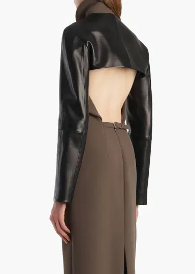 Khaite Onno Jacket In Black Leather | Thumbnail 4 Khaite Onno Jacket In Black Leather | Thumbnail 4