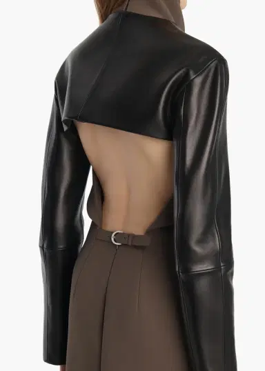 Khaite Onno Jacket In Black Leather | Thumbnail 6 Khaite Onno Jacket In Black Leather | Thumbnail 6