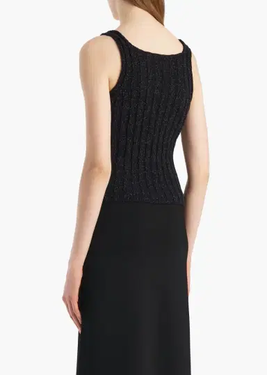 Khaite Val Top In Black Cotton | Thumbnail 4 Khaite Val Top In Black Cotton | Thumbnail 4