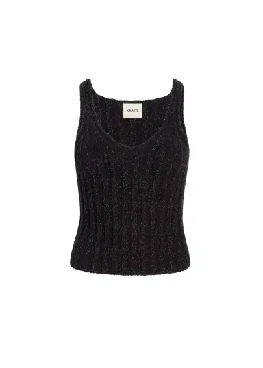 Khaite Val Top In Black Cotton | Thumbnail 1 Khaite Val Top In Black Cotton | Thumbnail 1