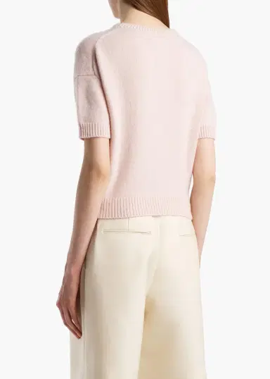 Khaite Golden Sweater In Dusty Rose | Thumbnail 4