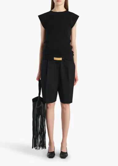 Khaite Angel Top In Black | Thumbnail 2