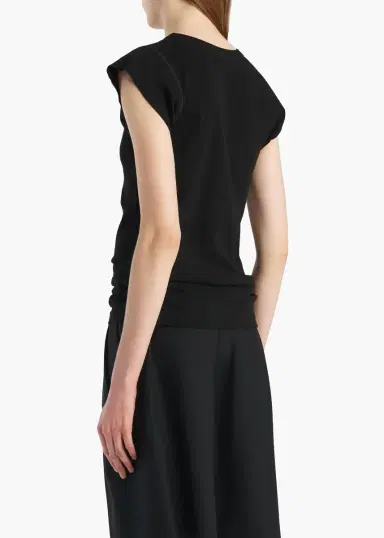 Khaite Angel Top In Black | Thumbnail 4