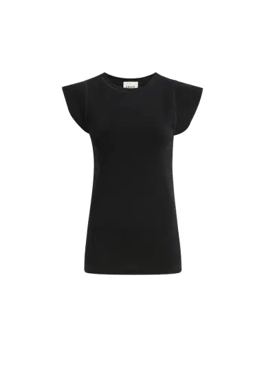 Khaite Angel Top In Black | Thumbnail 1