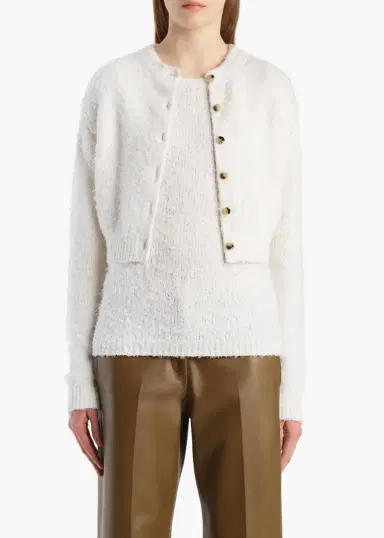 Khaite Paloma Cardigan In Glaze | Thumbnail 3 Khaite Paloma Cardigan In Glaze | Thumbnail 3
