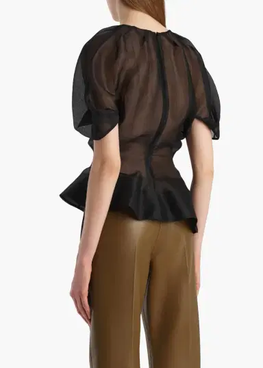 Khaite Rumi Top In Black Silk | Thumbnail 4 Khaite Rumi Top In Black Silk | Thumbnail 4