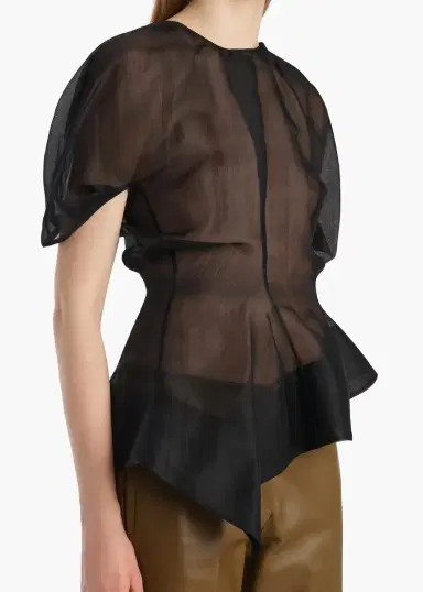 Khaite Rumi Top In Black Silk | Thumbnail 5 Khaite Rumi Top In Black Silk | Thumbnail 5