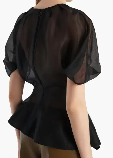 Khaite Rumi Top In Black Silk | Thumbnail 6 Khaite Rumi Top In Black Silk | Thumbnail 6