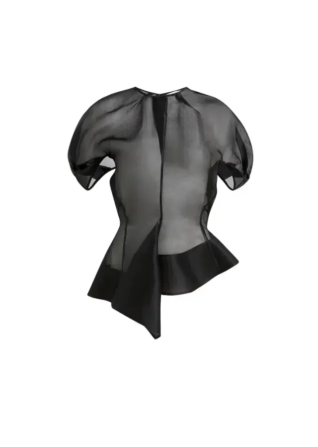 Rumi Top In Black Silk